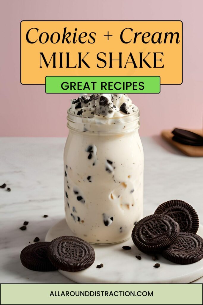 Oreo Cookies and Cream Milkshake