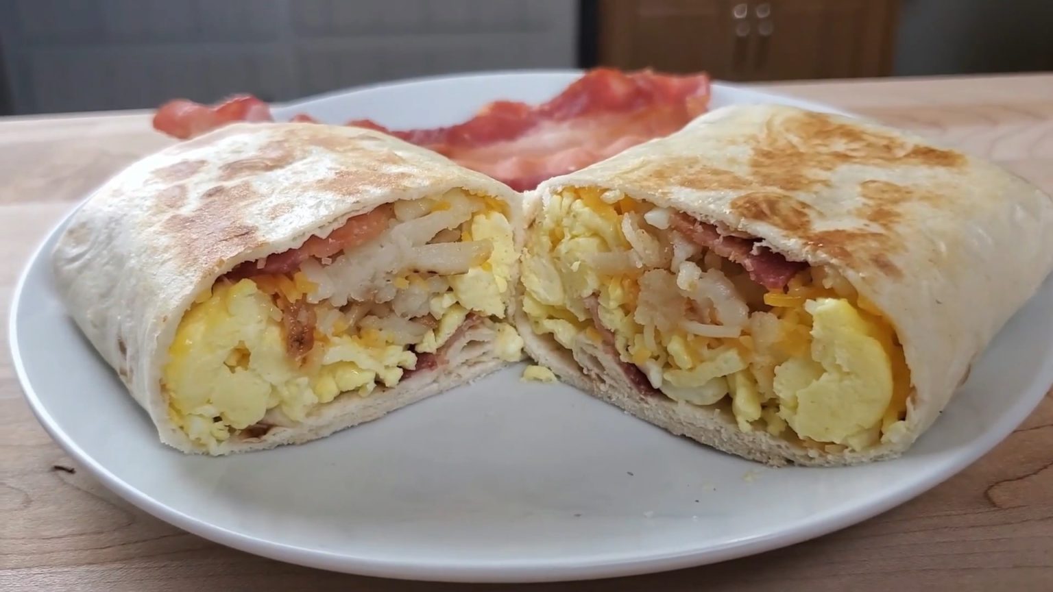 Bacon Egg And Cheese Breakfast Burritos