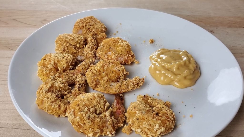 Air Fryer breaded shrimp